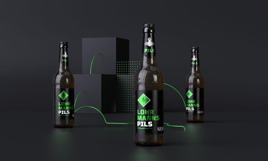 3 Flaschen Lohrmanns Bier