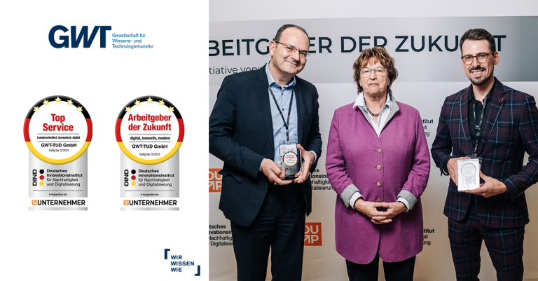 Auszeichnungen und Gruppenbild