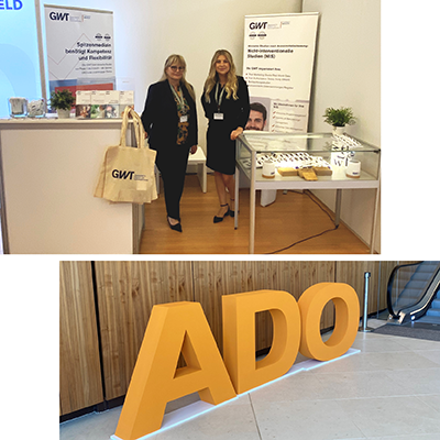 Infostand der GWT beim Deutschen Hautkrebskongress ADO
