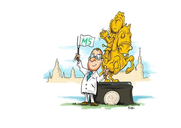 Illustration to fight against multiple sclerosis